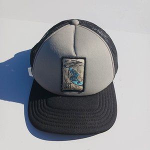 Lost Size OS Gray Black Men's CAP